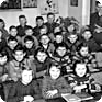 Foto di classe, Scuola elementare di Všetaty. Jan Palach al centro in terza fila (Zdroj: Archiv Jana Palacha)