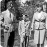 Jan Palach on a walk with his parents (Source: Jiří Palach’s archives) 