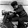 Jan Palach on his brother’s motorbike (Source: Jiří Palach’s archives)