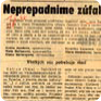 An urgent appeal of Slovak artists to the youth, Práca daily from 21 January 1969 (Source: ABS)