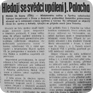 Le 11 février 1969, le Ministère de l'intérieur déclare publiquement qu'il n'avait révélé à personne les résultats de l'enquête au sujet de l'acte de Jan Palach (source : quotidien Rudé právo)