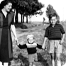 Jan Palach with his older brother Jiří and mother, 24 June 1950 (Source: Jiří Palach’s archives)