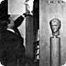 Jan Palach´s bust was revealed by Václav Havel on 16 January 1999 (Source: Věrni zůstaneme (We Will Remain Faithful)