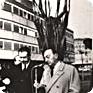 The mayor of Rome, Clelio Darida, giving a speech on 18 January 1969. The photograph has survived in the dossier of the secret police (Source: Security Services Archives)